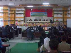 DPRD Boltim Gelar Rapat Paripurna dalam Rangka HUT ke-5 Kabupaten Boltim